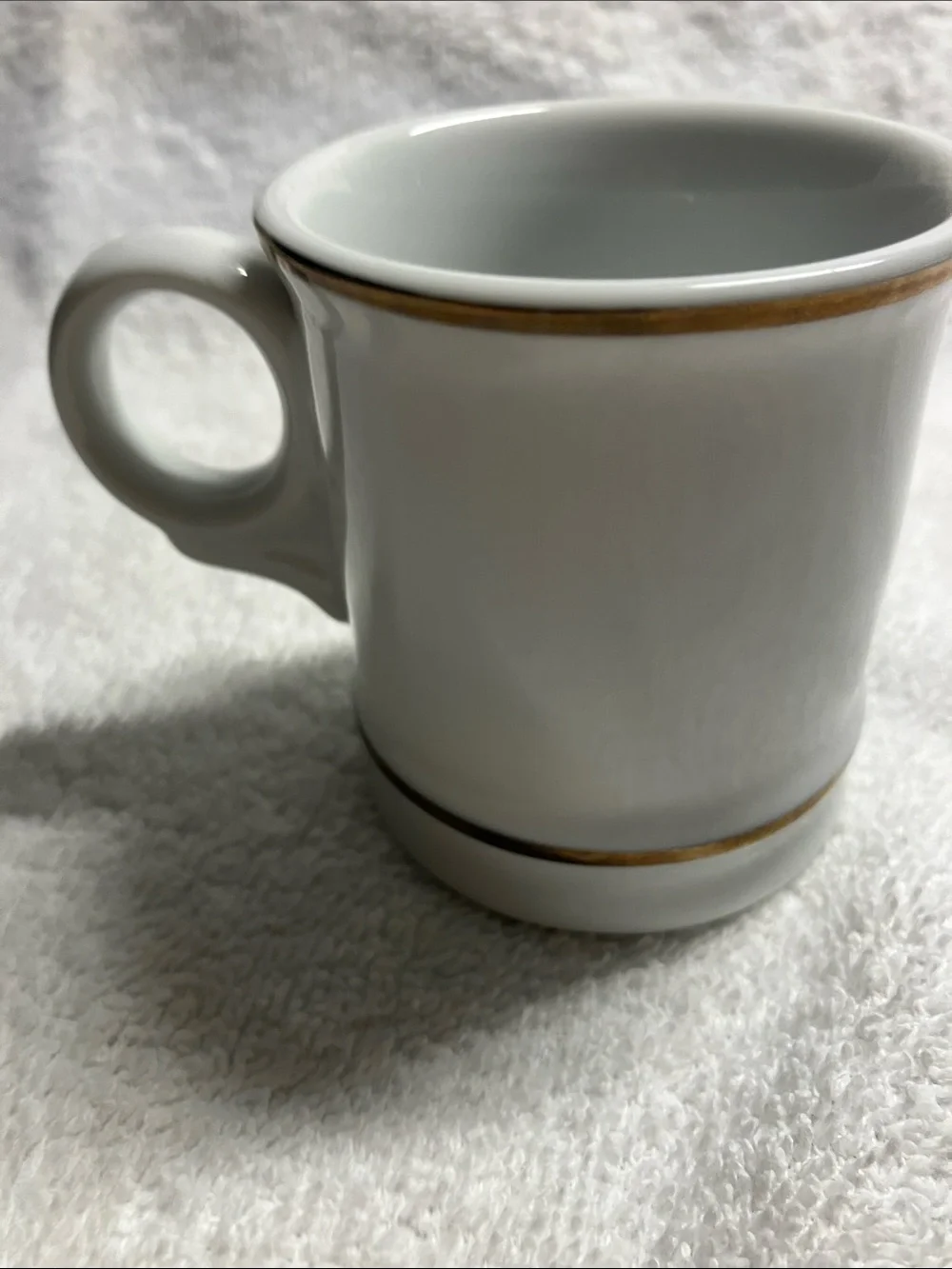 Monogram Gold L Porcelain Espresso Cup Williams Sonoma